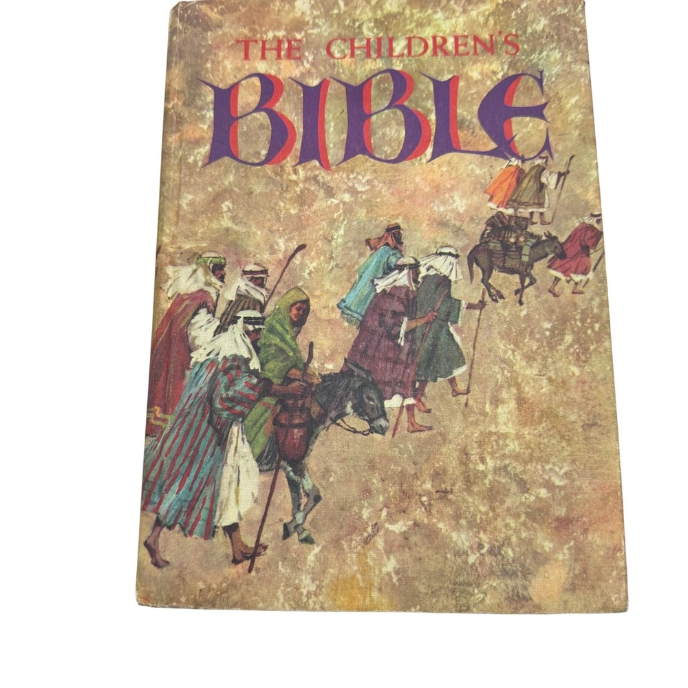 The Childrens Bible Golden Press Hardcover Old and New Testament Illustrated